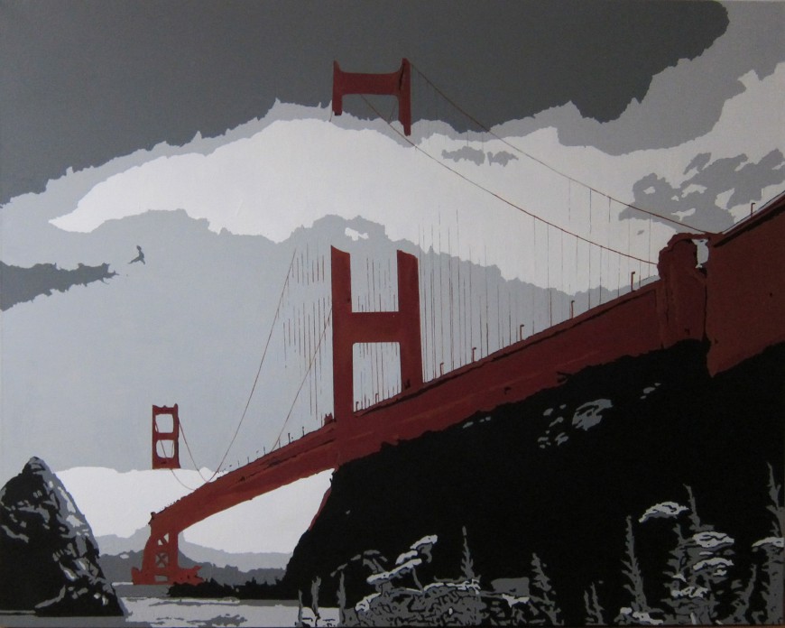 Golden Gate Bridge canvas