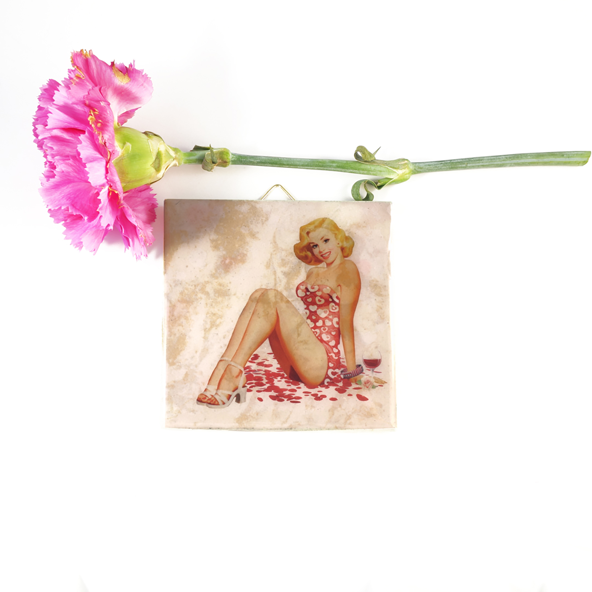 Pin-Up Rood Hartjes - Uitverkocht - Afbeelding 5