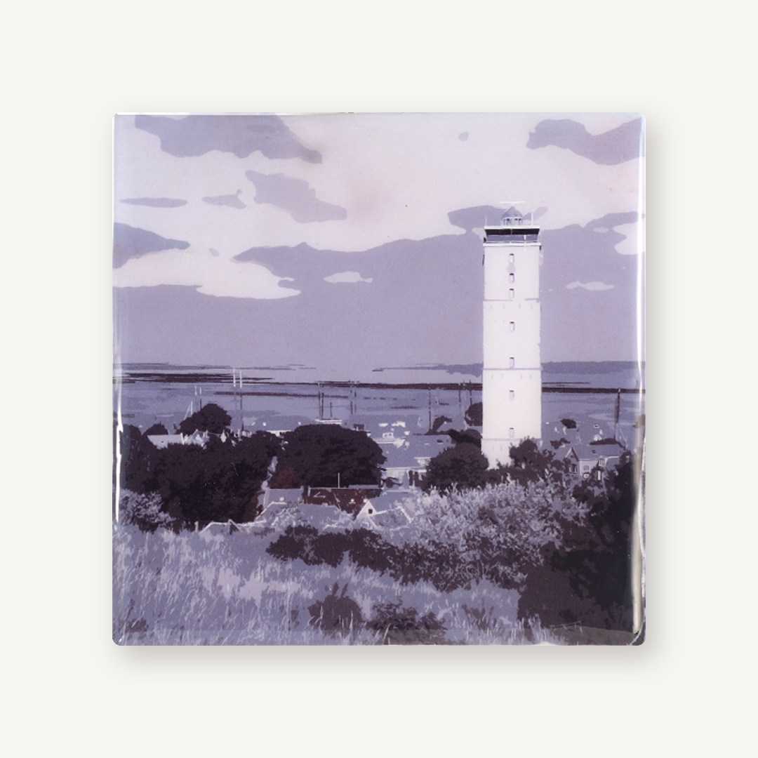 Terschelling Brandaris zwart-wit